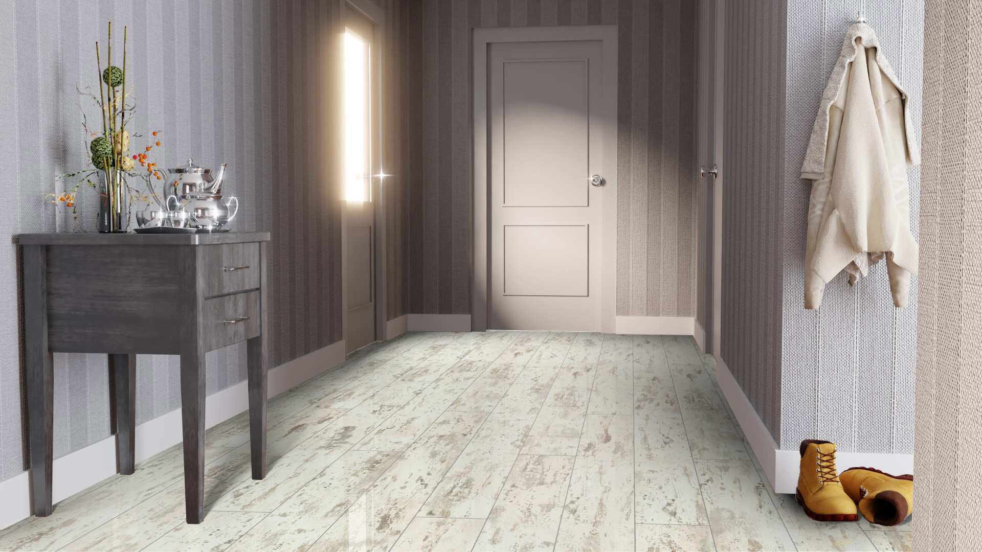 Ламинат Falquon Blue Line Wood 8 Old Havanna D3685 1220×193×8 фото в интерьере