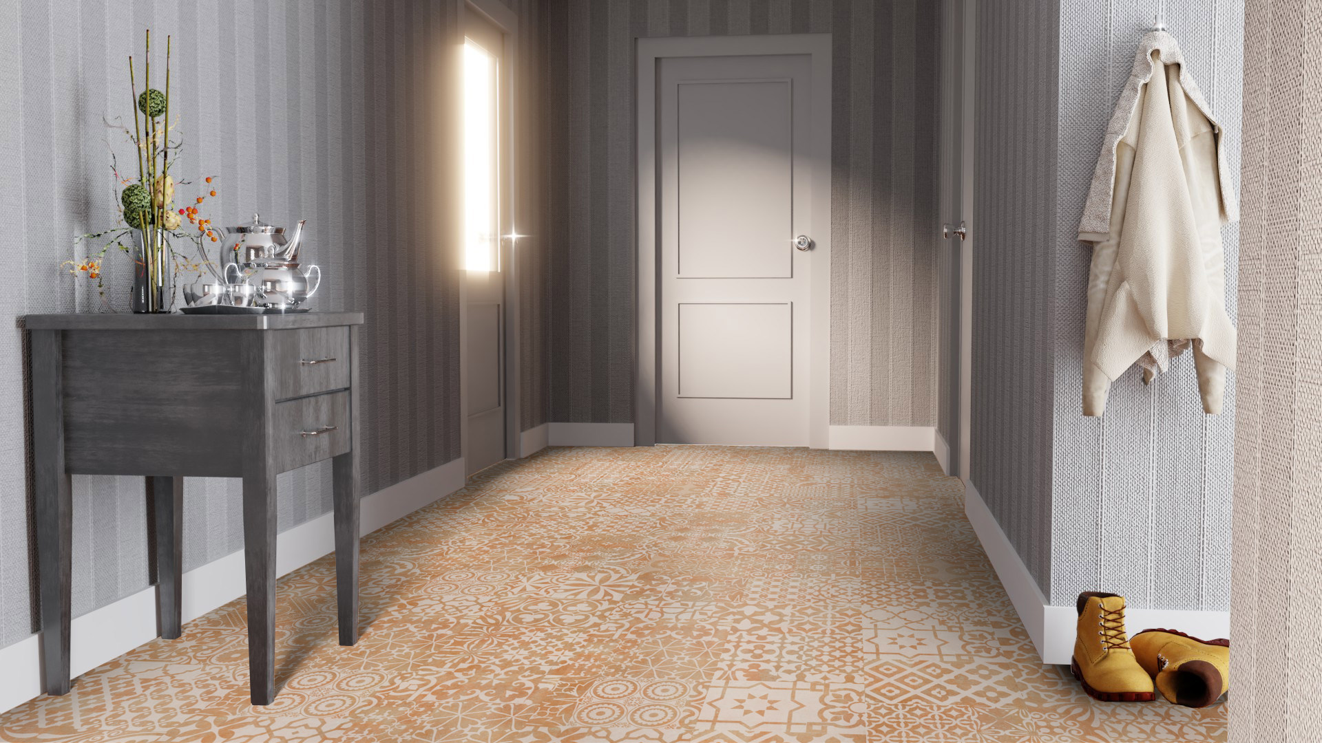 Ламинат Falquon Quadraic Terracotta Q005 644×310×8