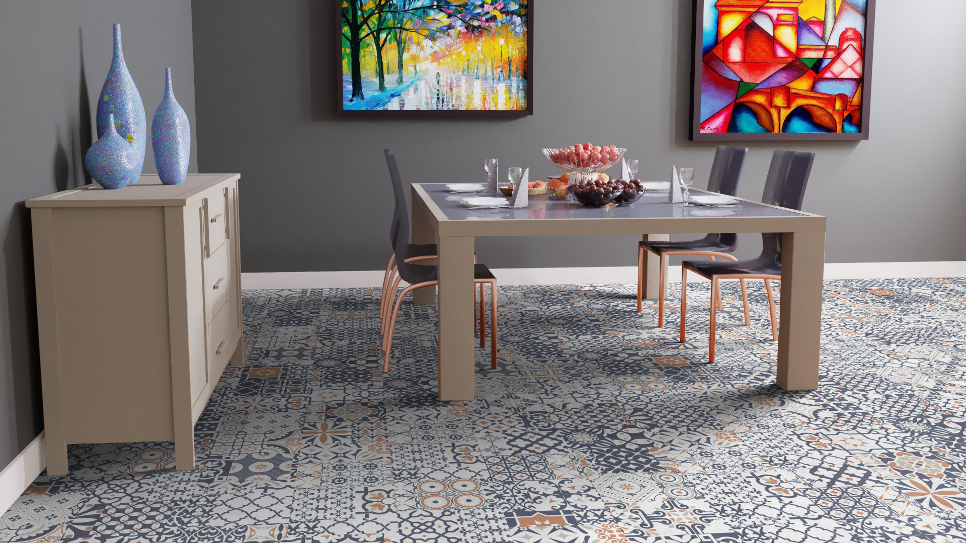 Ламинат Falquon Quadraic Pepiso Q012 810×400×8 фото в интерьере