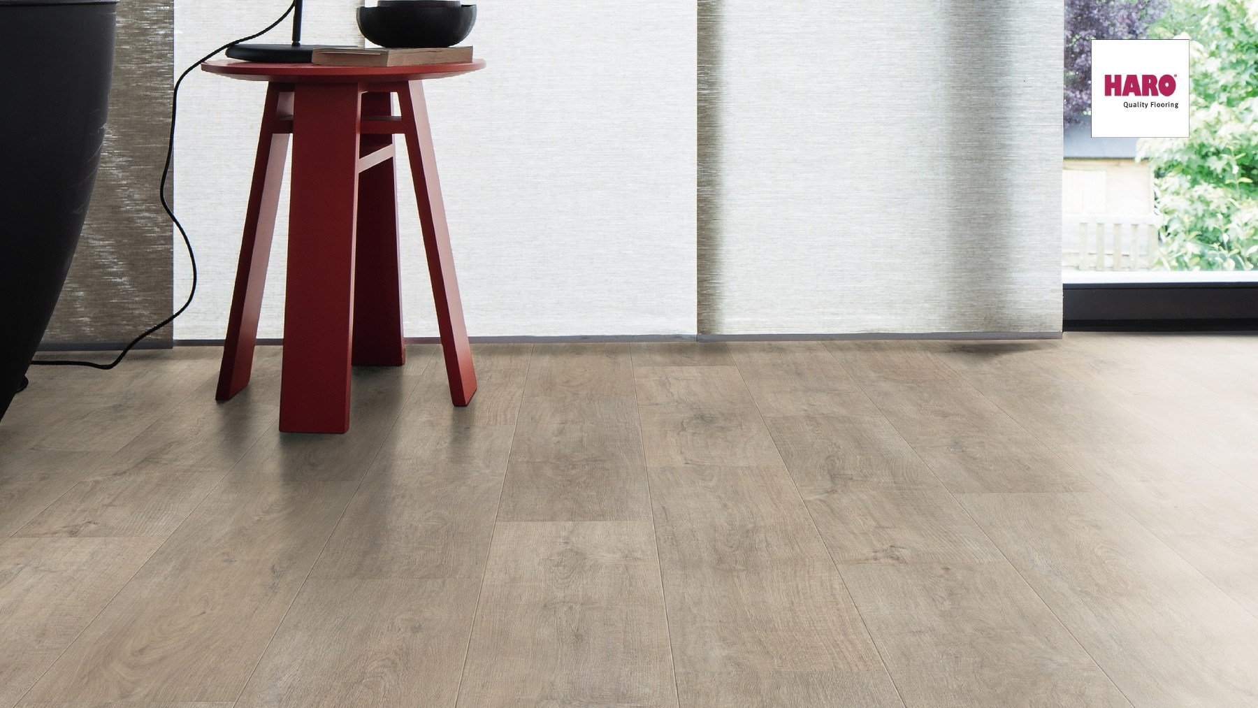 Ламинат Haro Tritty 90 Дуб Ливорно Грейдж 538652 1282×193×7 фото в интерьере