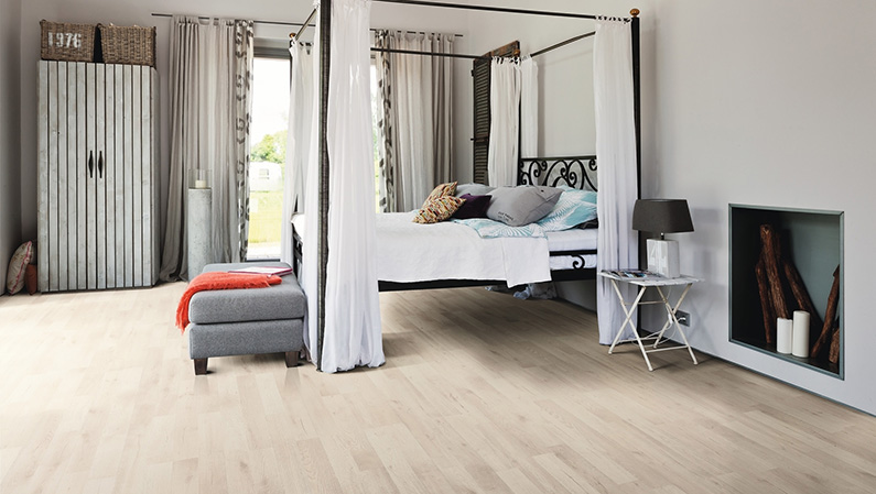 Ламинат Haro Tritty 75 Дуб Артико Белый 533103 фото в интерьере