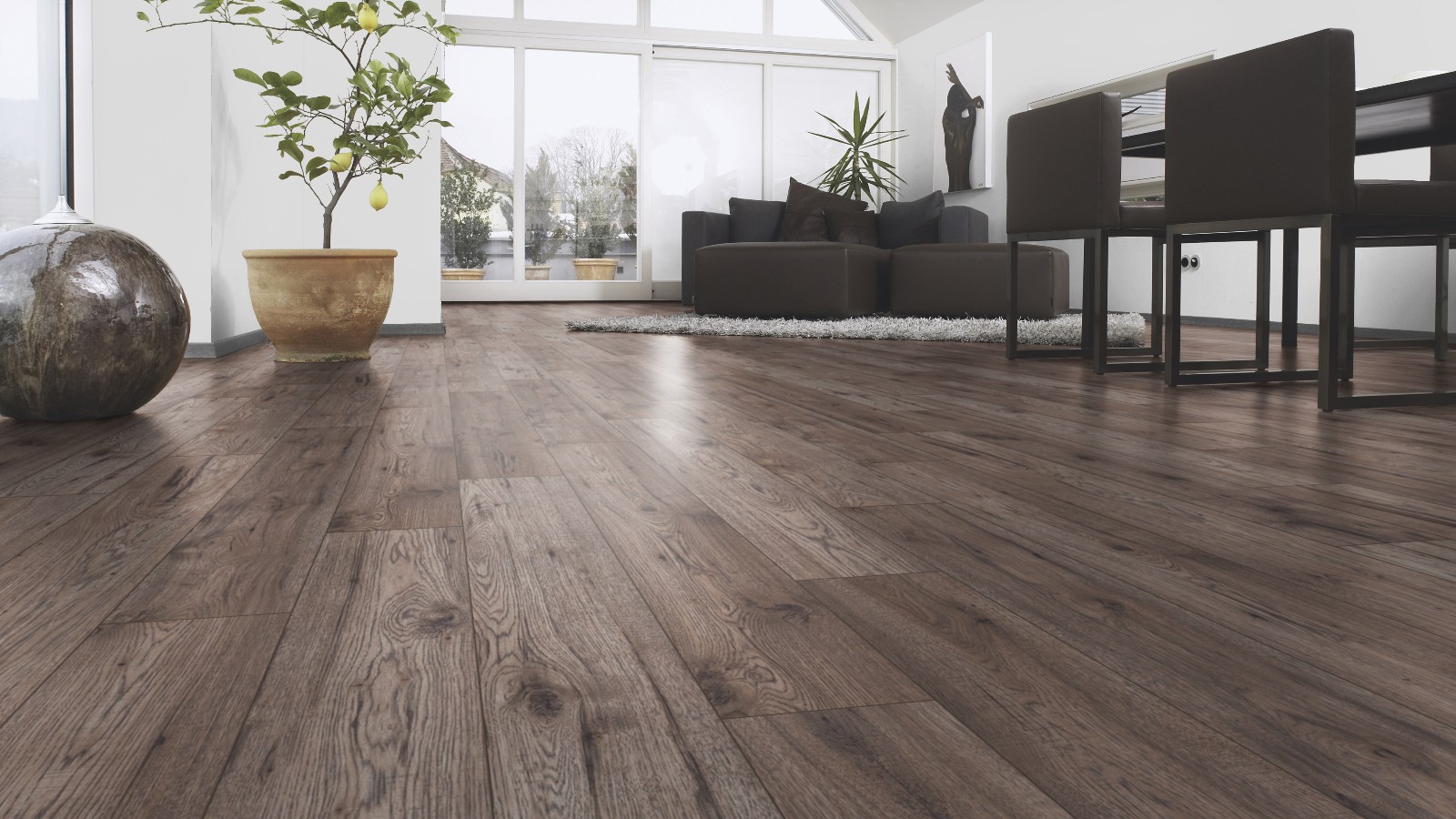 Ламинат Kaindl Natural Touch Узкая доска Хикори Мирано 34134 SQ 1383×116×10 фото в интерьере