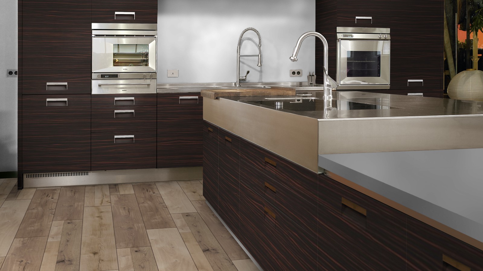 Ламинат Kaindl Natural Touch Стандартная доска 3в1 Дуб Тренд К4361 RF 1383х193х12 фото в интерьере