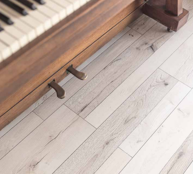 Ламинат Kaindl Natural Touch Стандартная доска 3в1 Дуб Урбан К4360 RF 1383×193×8 фото в интерьере