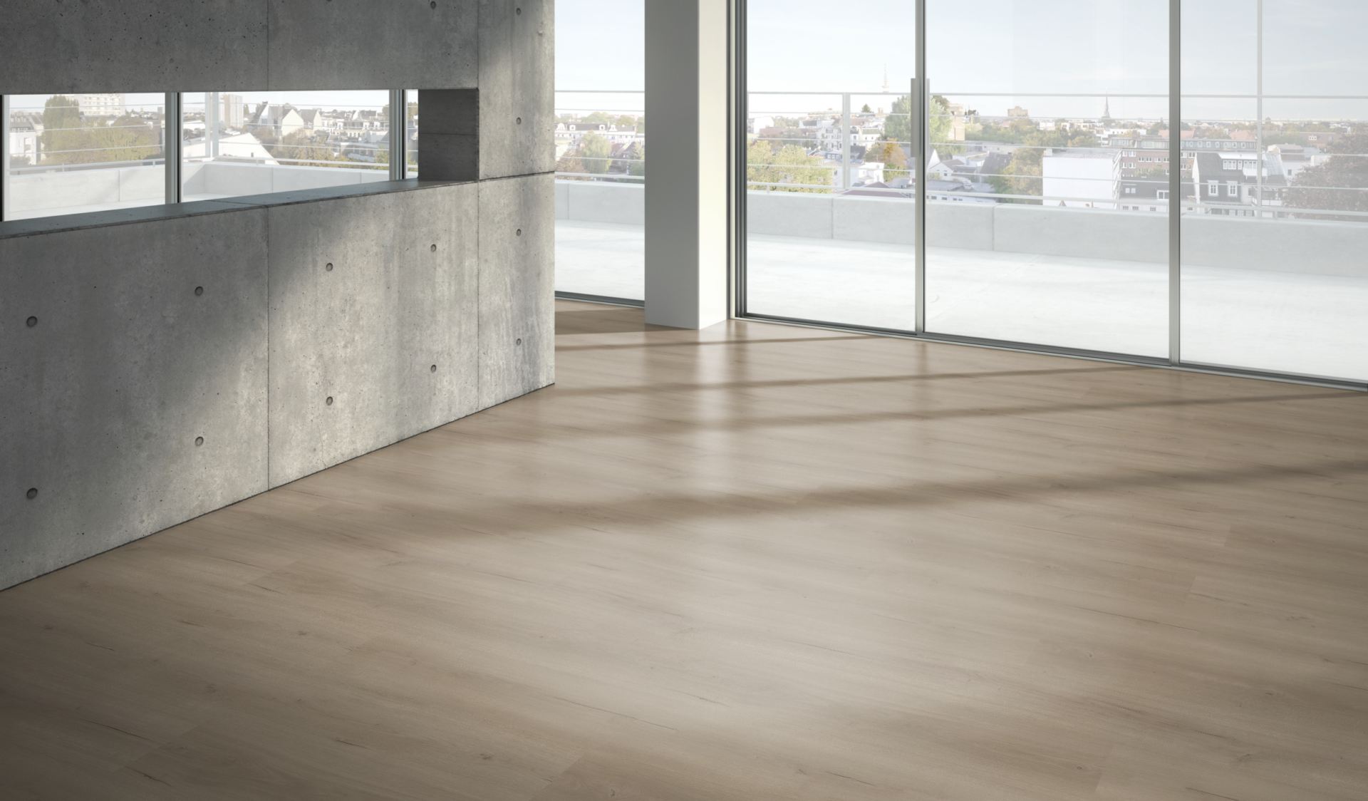 Ламинат Parador Trendtime 6 Дуб Лофт серый 1730467 2200×243×9 фото в интерьере