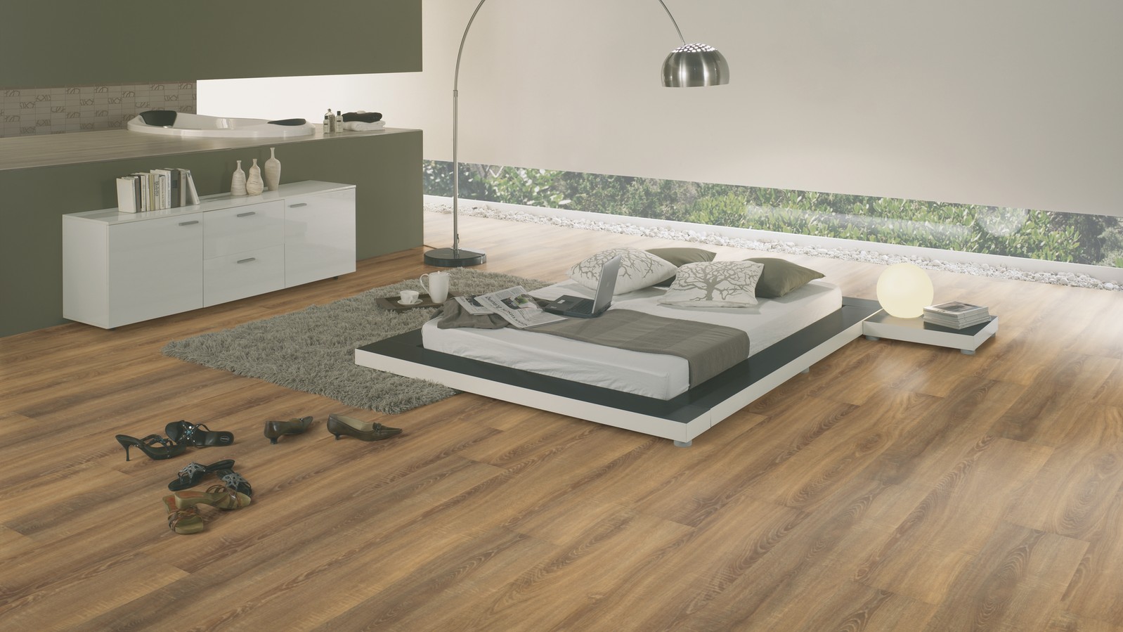 Ламинат Wineo 500 Exclusive V4 Дуб Вирджиния LA061-001 фото в интерьере