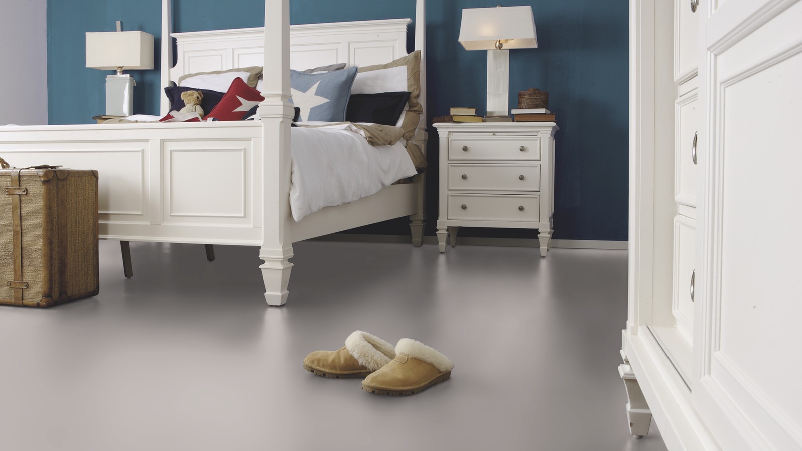 Ламинат Wineo 550 Color Dove глянцевый LA071CH фото в интерьере