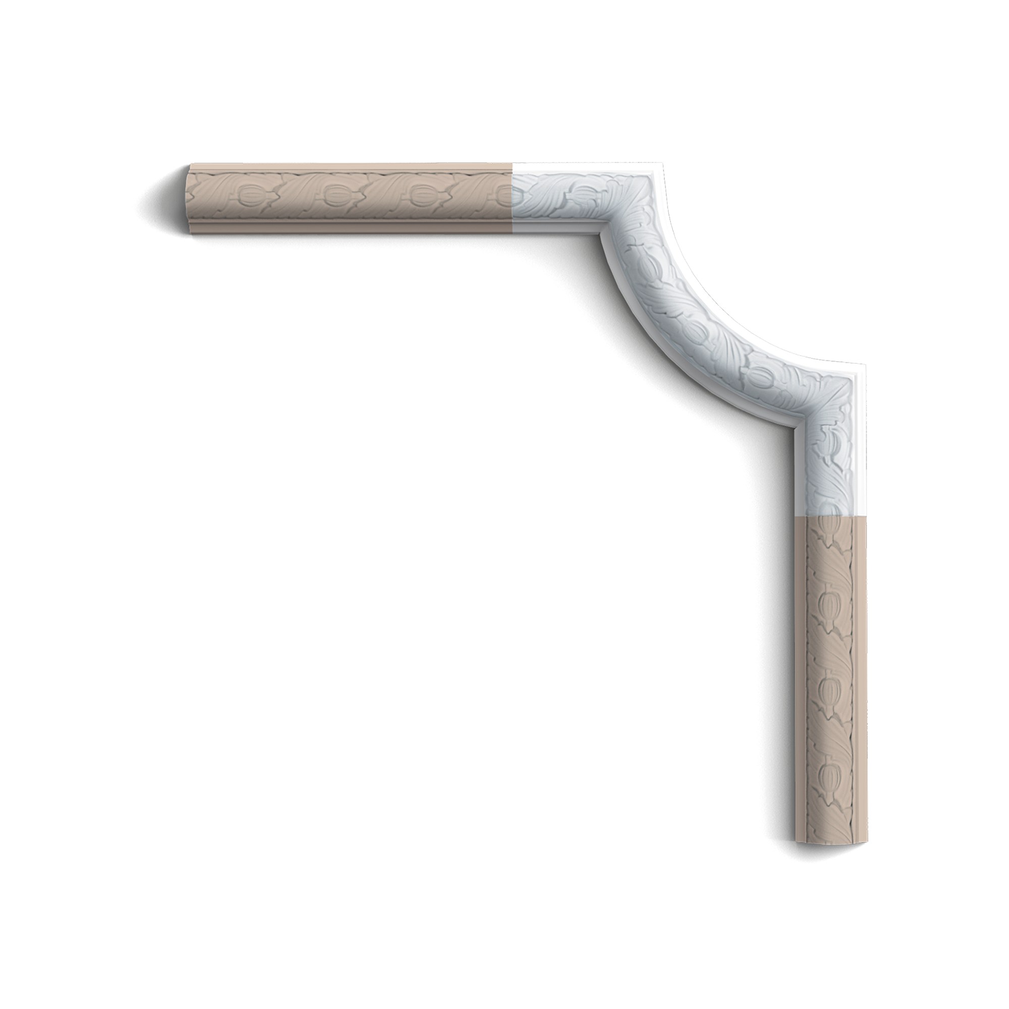 Угловой элемент к молдингу под покраску Orac Decor Orac Luxxus P101A 245×245×24