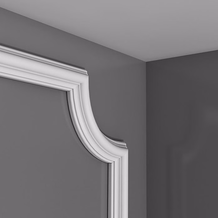Молдинг под покраску Orac Decor Luxxus P4020 2000×50×29 фото в интерьере