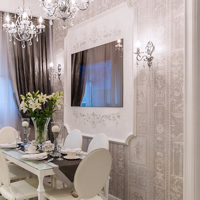 Угловой элемент к молдингу под покраску Orac Decor Orac Luxxus P4020A 164×91×29 фото в интерьере Угловой элемент к молдингу под покраску Orac Decor Orac Luxxus P4020A 164×91×29 фото в интерьере