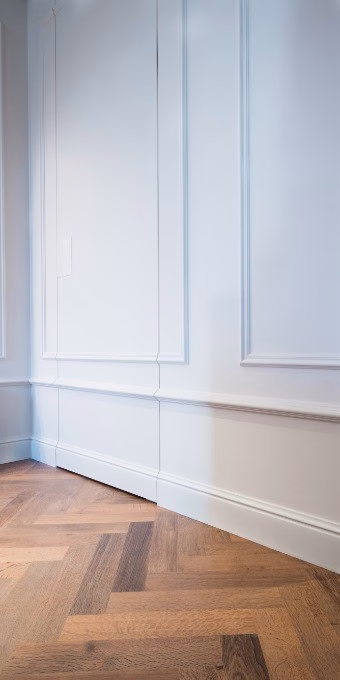 Молдинг под покраску Orac Decor Select P8030 2000×41×17 фото в интерьере