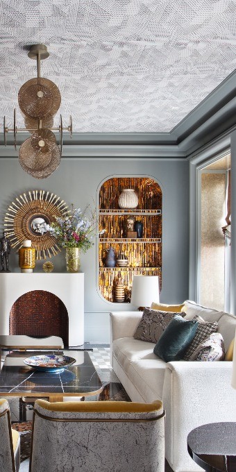 Молдинг под покраску Orac Decor Orac Luxxus P8060 2000×50×35 фото в интерьере