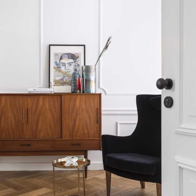 Молдинг под покраску Orac Decor Select PX120 2000×40×19 фото в интерьере
