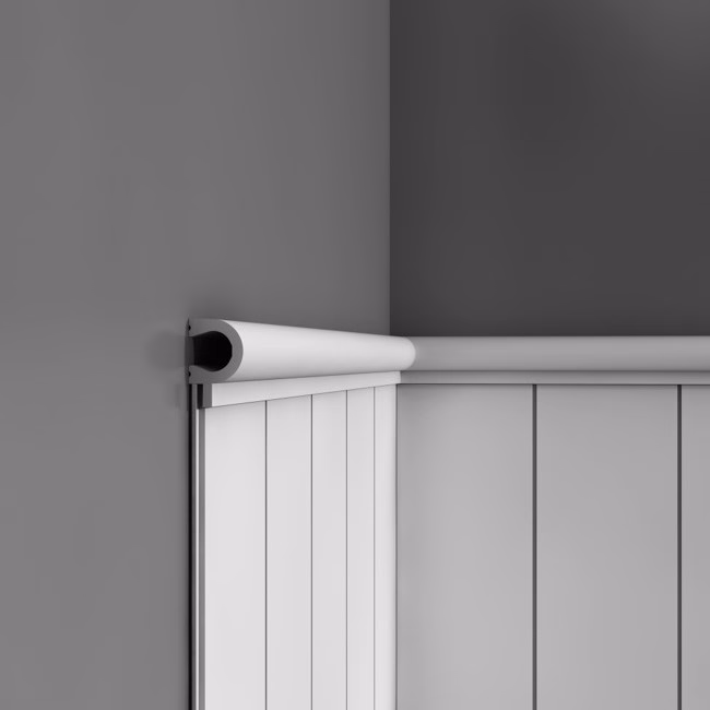 Финишный молдинг под покраску Orac Decor Axxent PX169 2000×55×34 фото в интерьере