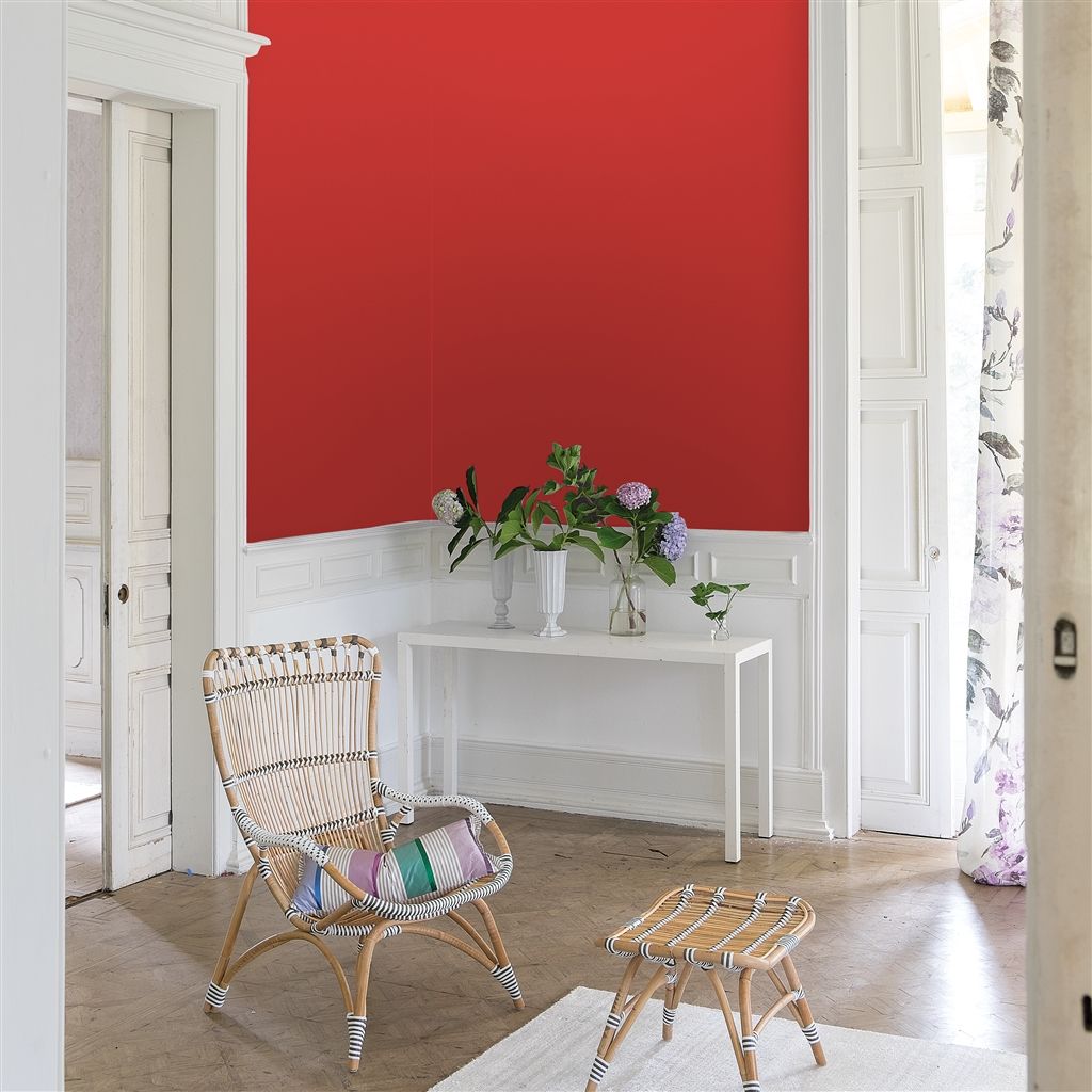 Краска Designers Guild цвет Flame Red 121 Perfect Matt 5 л