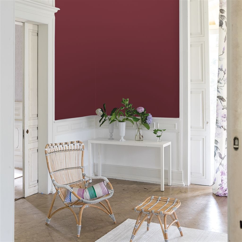 Краска Designers Guild цвет Red Velvet 120 Perfect Eggshell 1 л