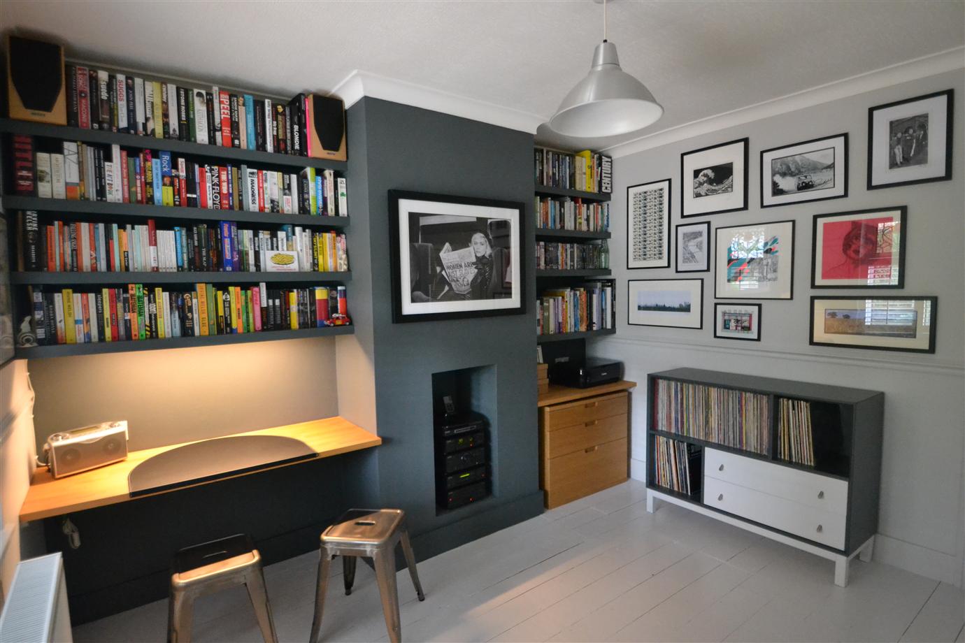 Краска Farrow & Ball цвет Dimpse 277 Estate Emulsion 0,1 л фото в интерьере