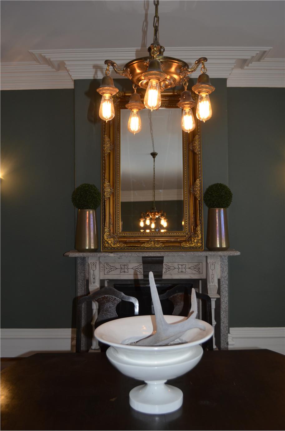 Краска Farrow & Ball цвет Green Smoke 47 Dead Flat 5 л фото в интерьере Краска Farrow & Ball цвет Green Smoke 47 Dead Flat 5 л фото в интерьере