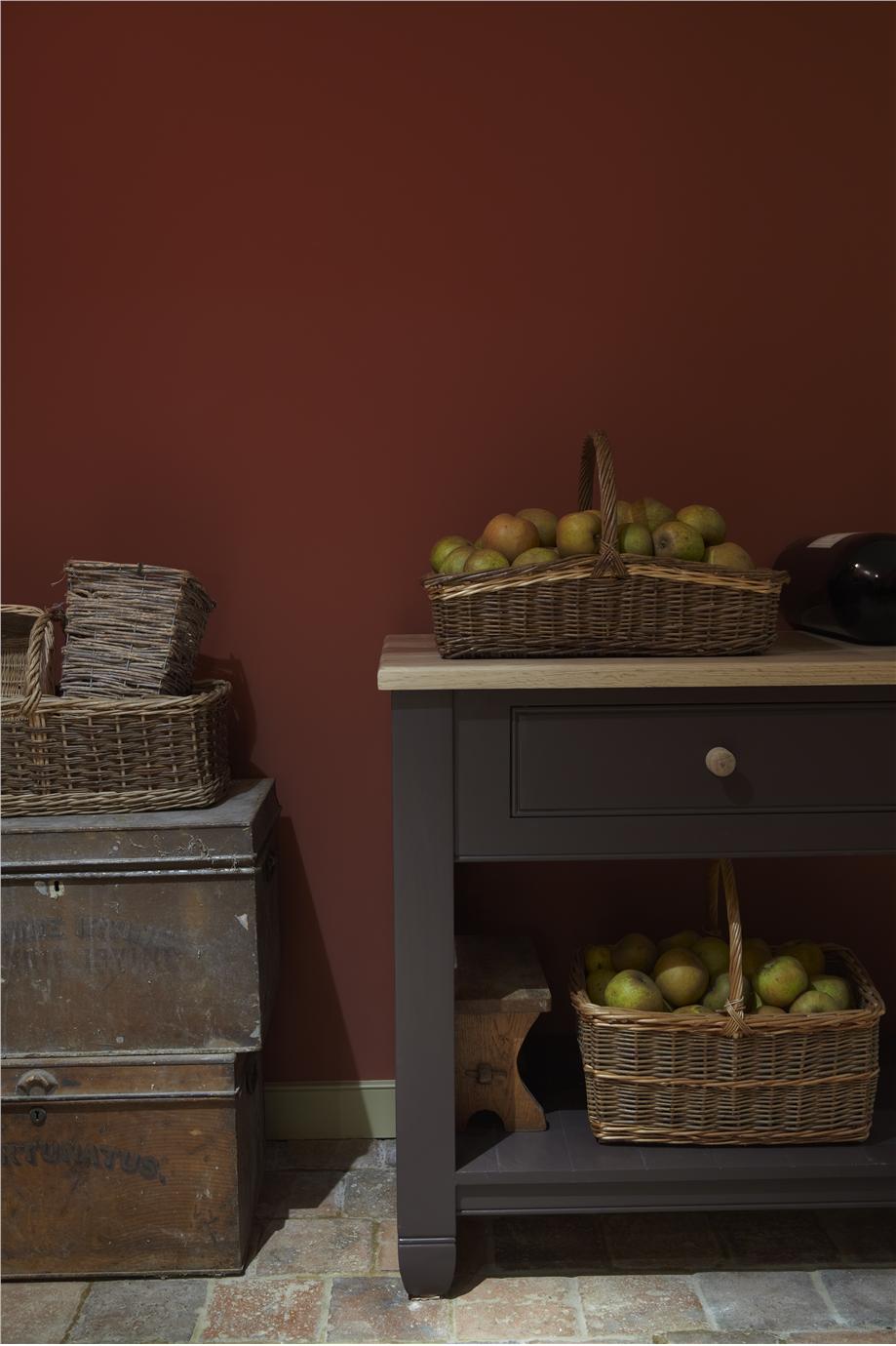 Краска Farrow & Ball цвет Mahogany 36 Estate Emulsion 0,1 л фото в интерьере Краска Farrow & Ball цвет Mahogany 36 Estate Emulsion 0,1 л фото в интерьере