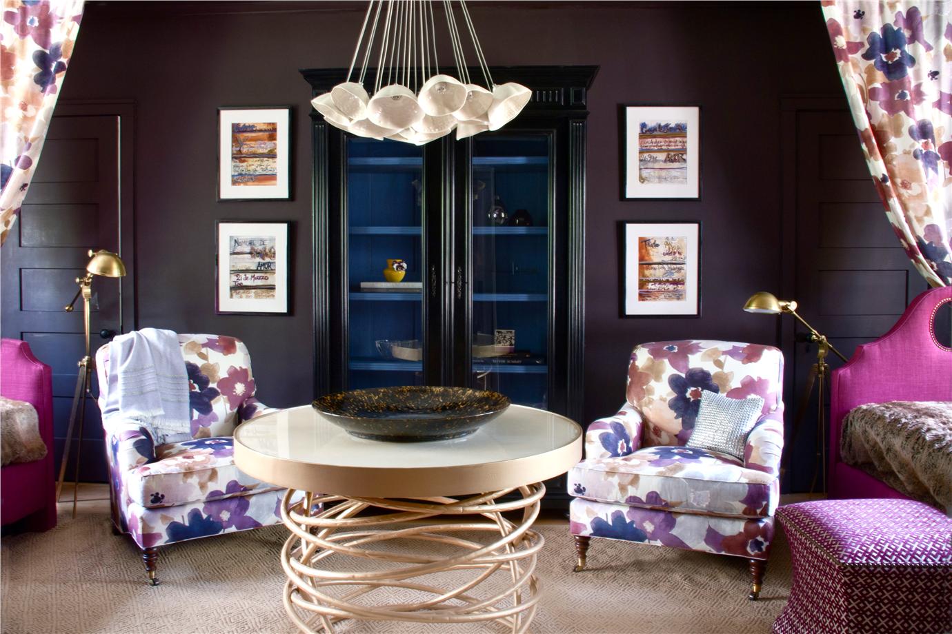 Краска Farrow & Ball цвет Mahogany 36 Estate Emulsion 0,1 л фото в интерьере