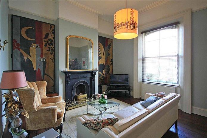 Краска Farrow & Ball цвет Mizzle 266 Dead Flat 2,5 л фото в интерьере Краска Farrow & Ball цвет Mizzle 266 Dead Flat 2,5 л фото в интерьере