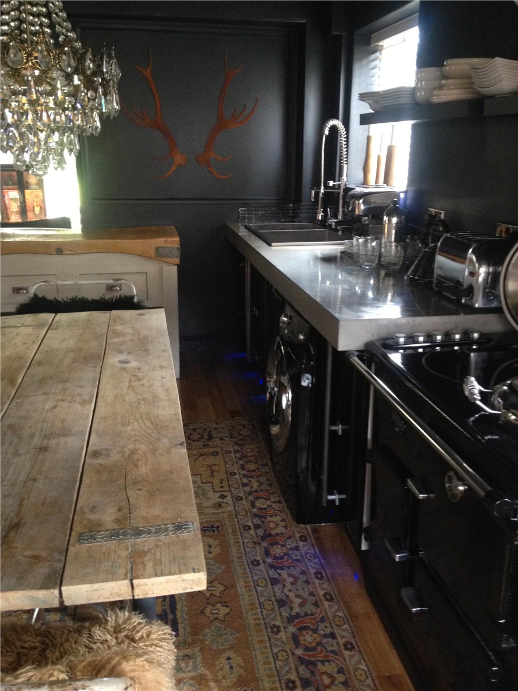 Краска Farrow & Ball цвет Off-Black 57 Estate Emulsion 0,1 л фото в интерьере Краска Farrow & Ball цвет Off-Black 57 Estate Emulsion 0,1 л фото в интерьере