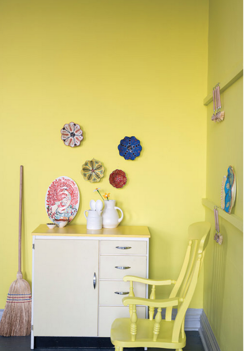 Краска Farrow & Ball цвет Yellowcake 279 Estate Emulsion 0,1 л фото в интерьере Краска Farrow & Ball цвет Yellowcake 279 Estate Emulsion 0,1 л фото в интерьере
