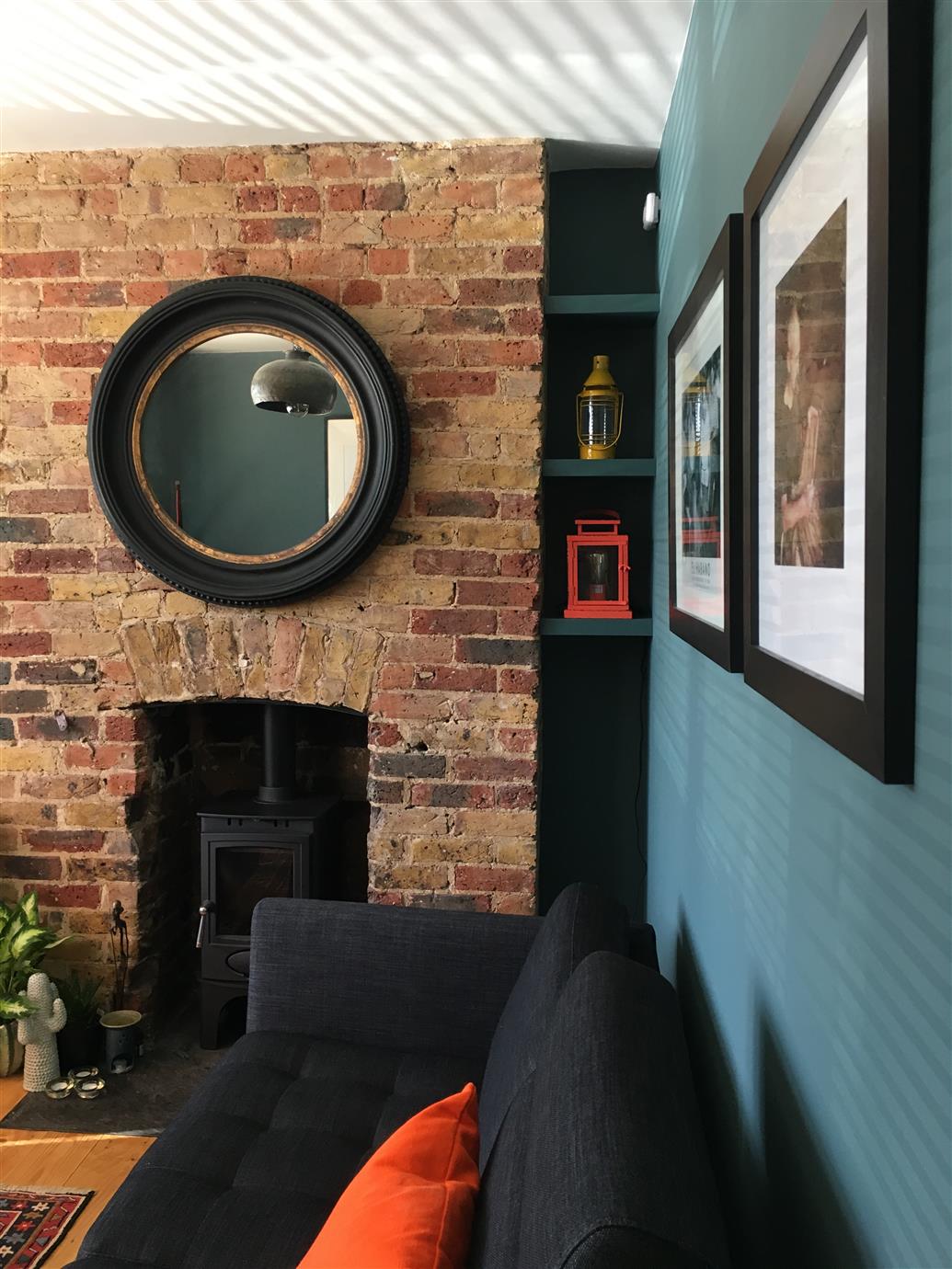 Краска Farrow & Ball цвет Inchyra Blue 289 Modern Emulsion 5 л фото в интерьере