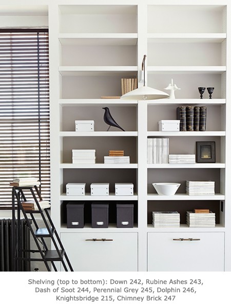 Краска Little Greene цвет Chimney Brick 247 Intelligent Masonry 5 л фото в интерьере