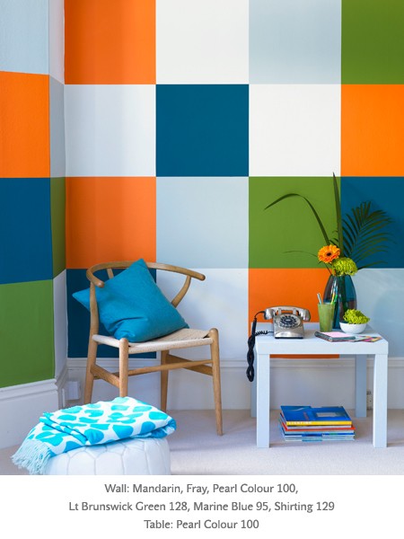 Краска Little Greene цвет Fray Absolute Matt 0,25 л фото в интерьере