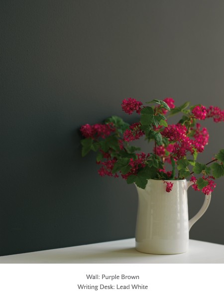 Краска Little Greene цвет Purple Brown 8 Absolute Matt 0,06 л