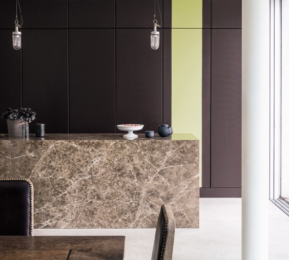 Краска Paint and Paper Library цвет Copper Beech 314 Pure Flat Emulsion 0,125 л фото в интерьере