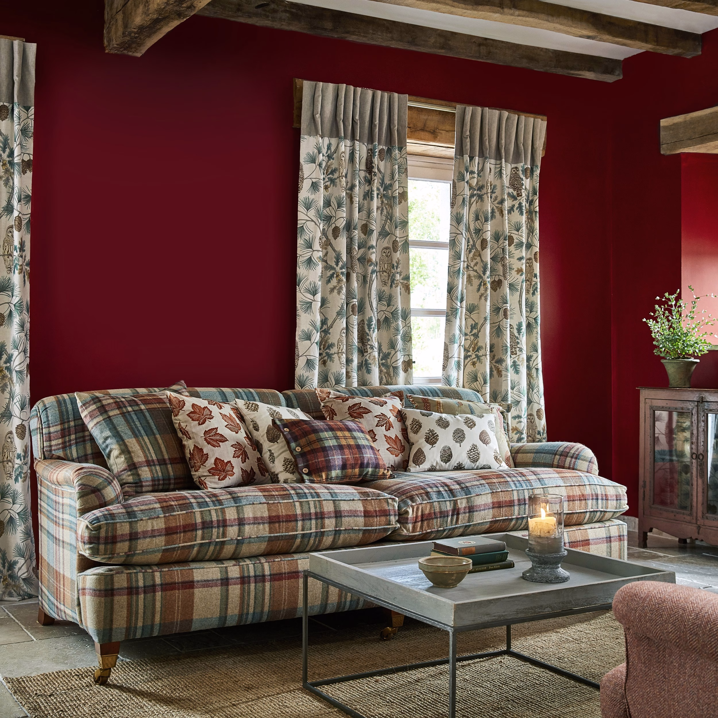 Краска Sanderson цвет Amanpuri Red Eggshell 1 л