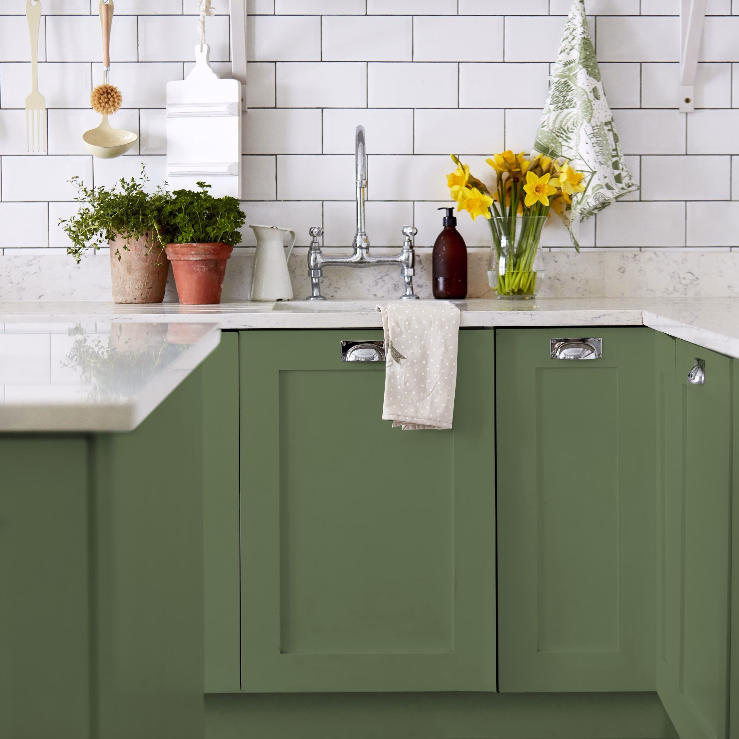 Краска Sanderson цвет Devon Green Active Emulsion 2.5 л