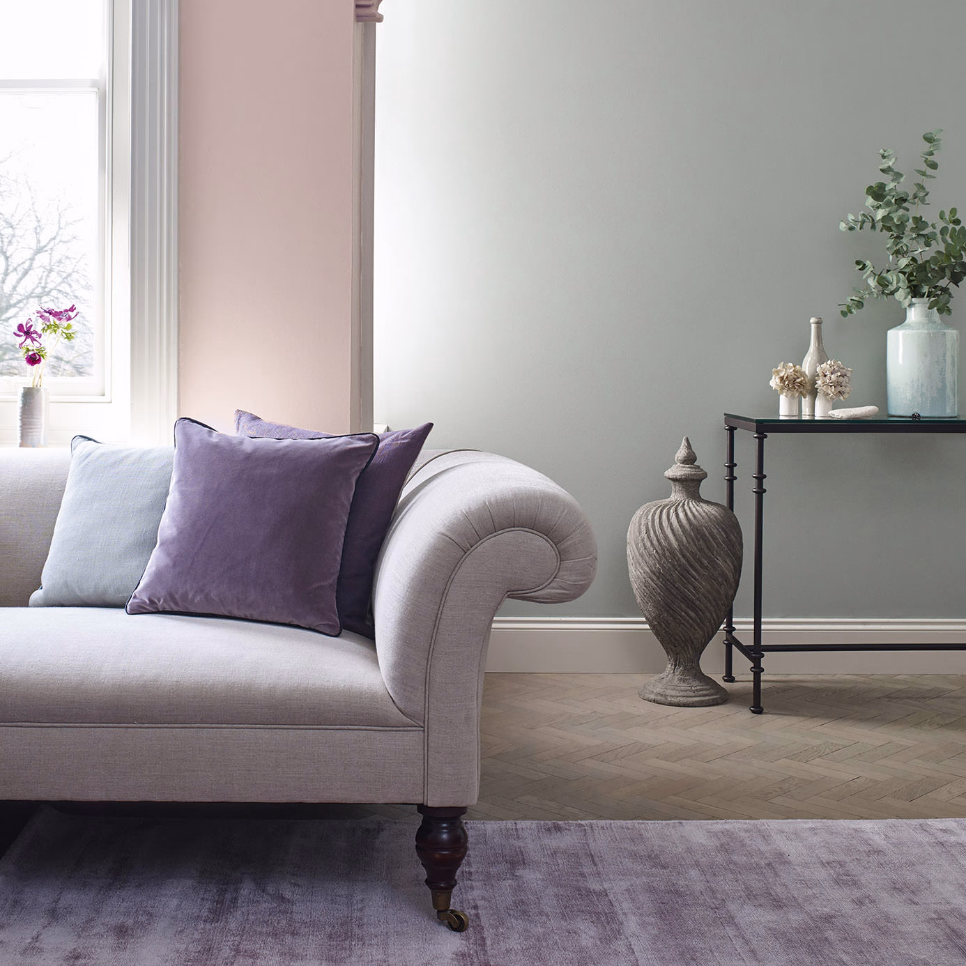 Краска Sanderson цвет Rose Ash Light Eggshell 2,5 л