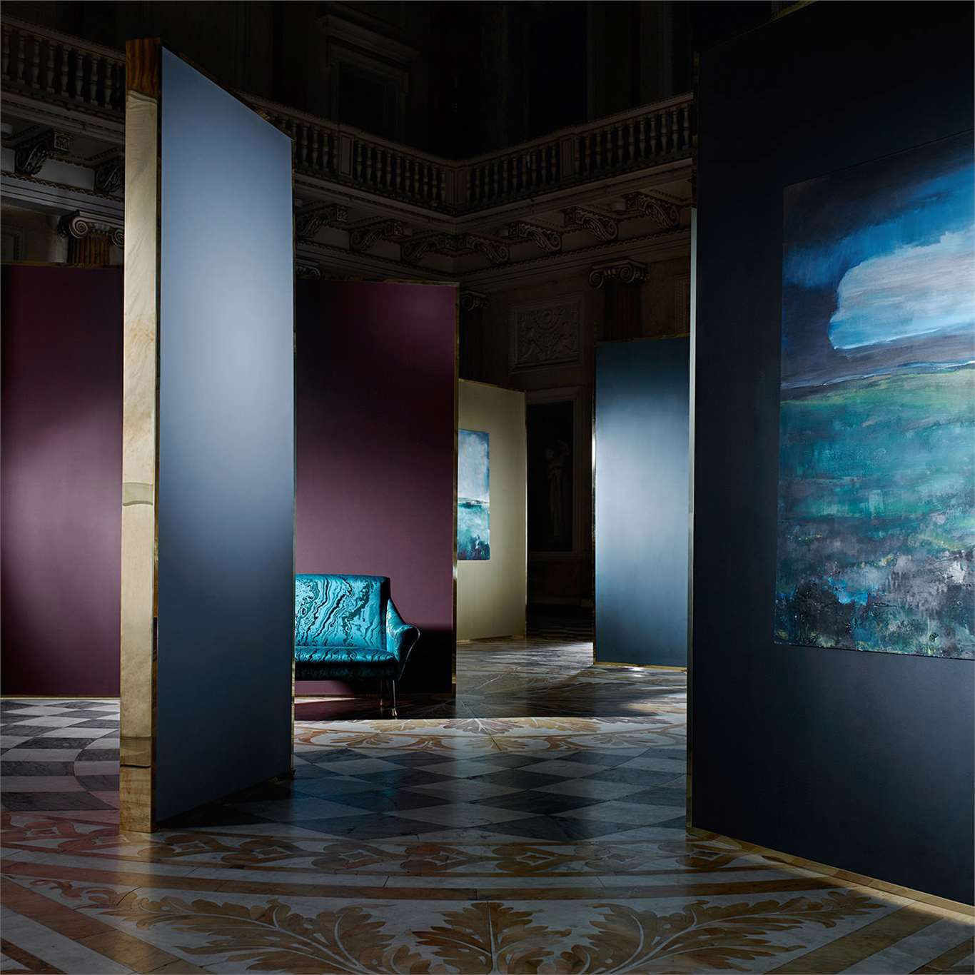 Краска Zoffany цвет Como Blue Elite Emulsion 0,2 л