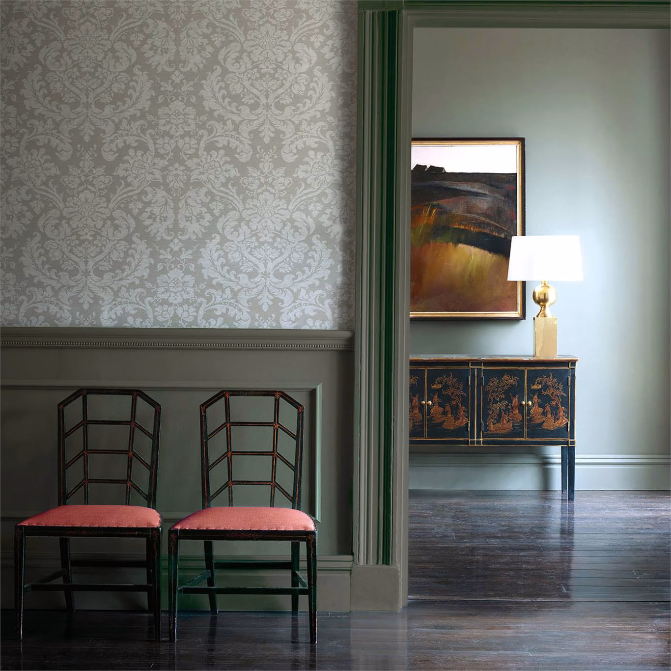 Краска Zoffany цвет Olivine Acrylic Eggshell 2.5 л