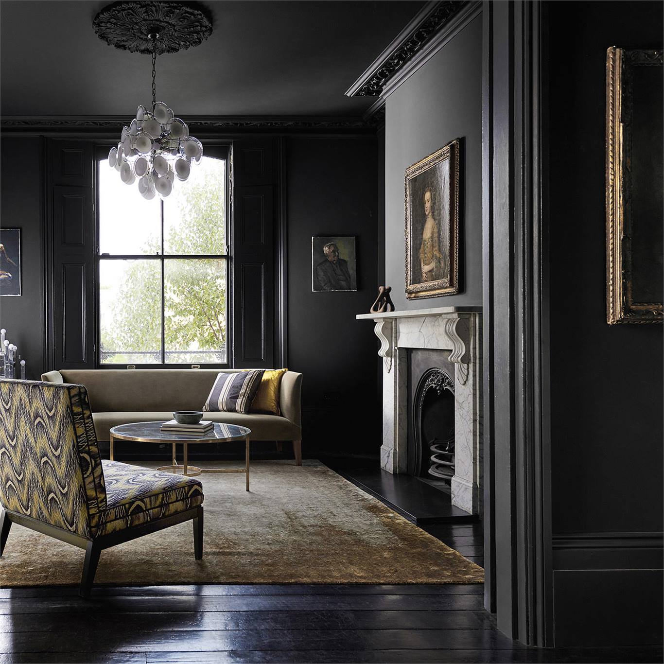 Краска Zoffany цвет Vine Black Elite Emulsion 0,2 л