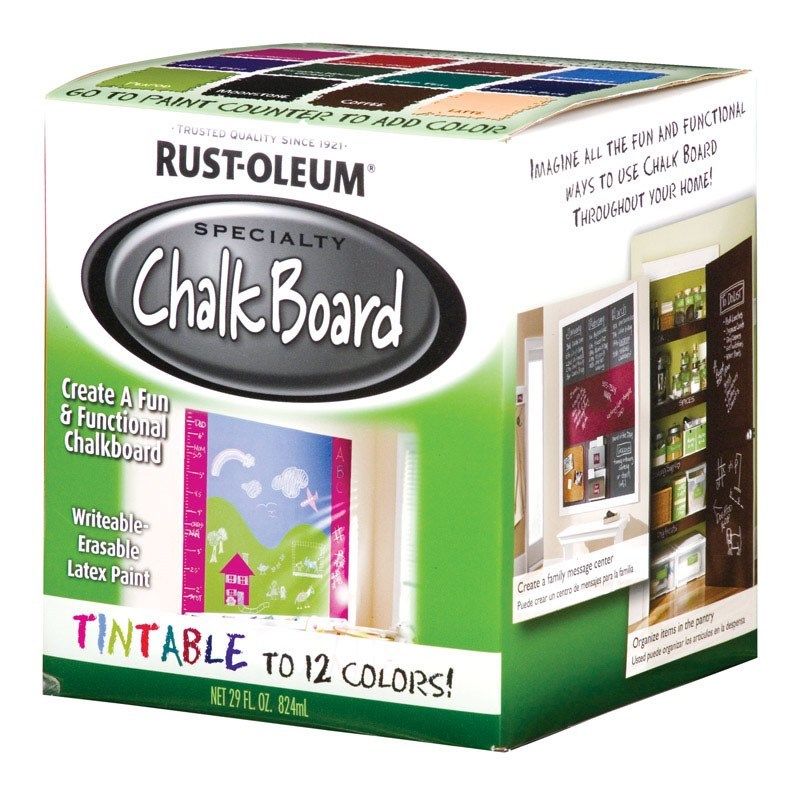 Краска с эффектом школьной доски Rust-Oleum Chalk Board Колеруемая база 243783