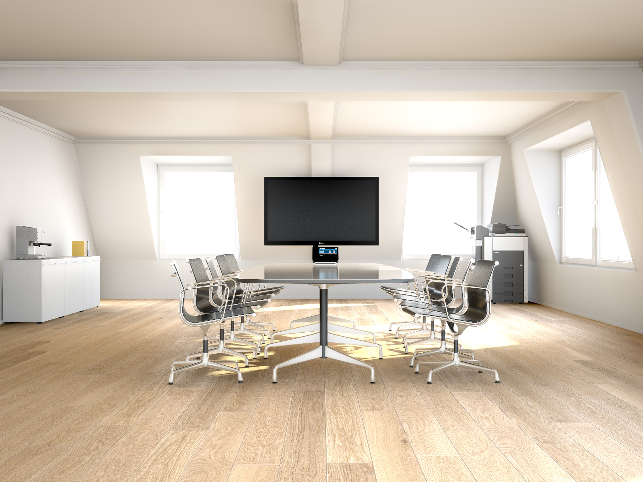 Паркетная доска Admonter Дуб White elegance масло EI121 11 2000x158x15 фото в интерьере