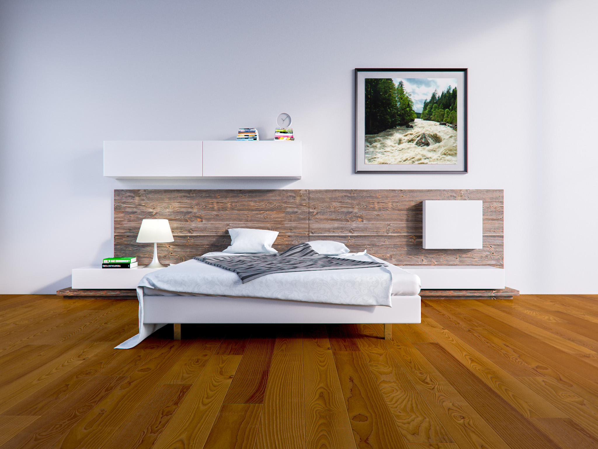 Паркетная доска Admonter Ясень Medium basic масло LH570 02 1200x120x10 фото в интерьере