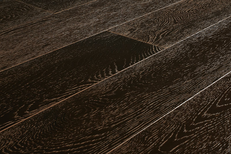 Паркетная доска Amber Wood дуб мокко браш лак