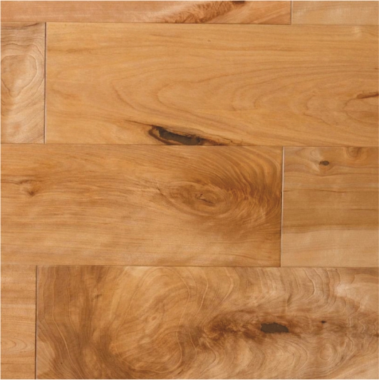 Паркетная доска Amber Wood Фьюжн Береза желтая бесцветный кантри 1860х148х14