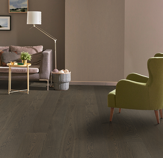 Паркетная доска Auswood Mineral Earth Oak 1200×150×10 фото в интерьере