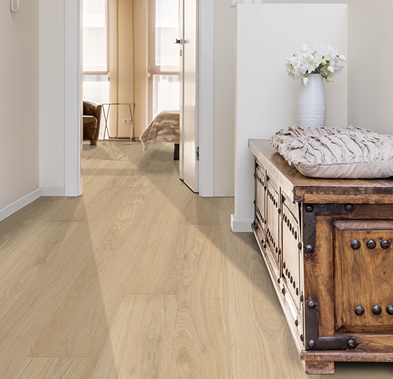 Паркетная доска Auswood Mineral Nacre Oak 1200×150×10 фото в интерьере