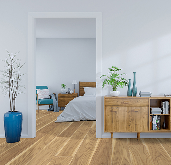 Паркетная доска Auswood Natural Sun Oak 1200×150×10 фото в интерьере