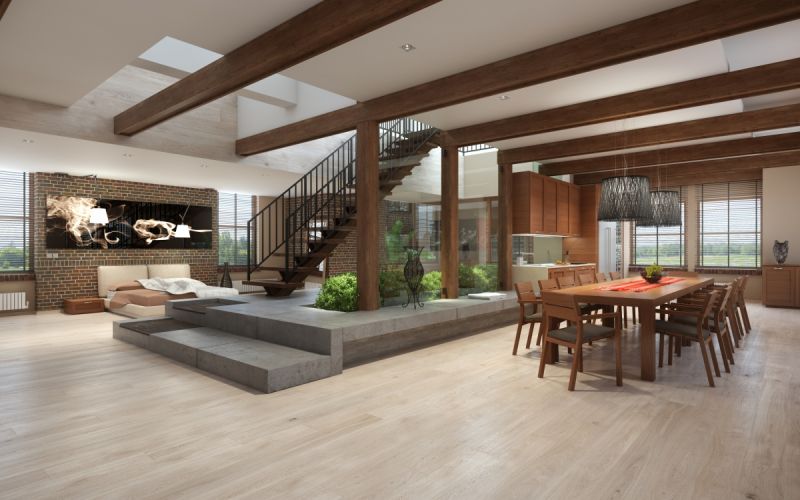 Паркетная доска Barlinek Tastes of Life дуб Cheesecake Grande 2200×180×14 фото в интерьере