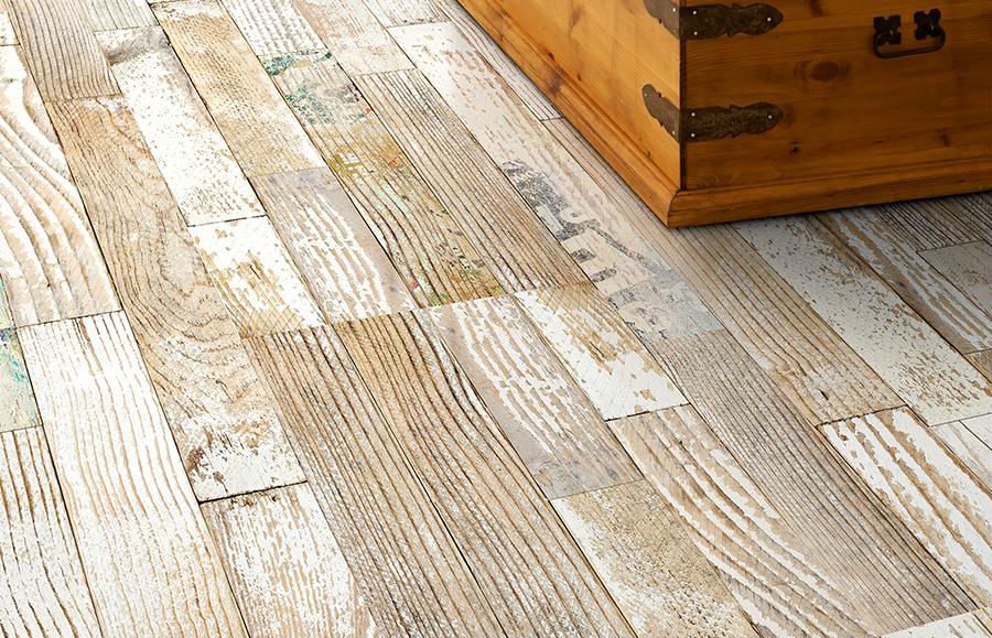 Пробковый пол клеевой Corkstyle Loft Rift 1235×305×6 фото в интерьере