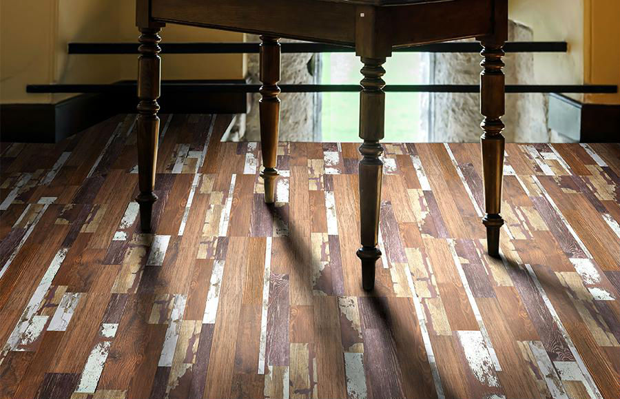 Пробковый пол клеевой Corkstyle Loft Ring 1235×305×6 фото в интерьере