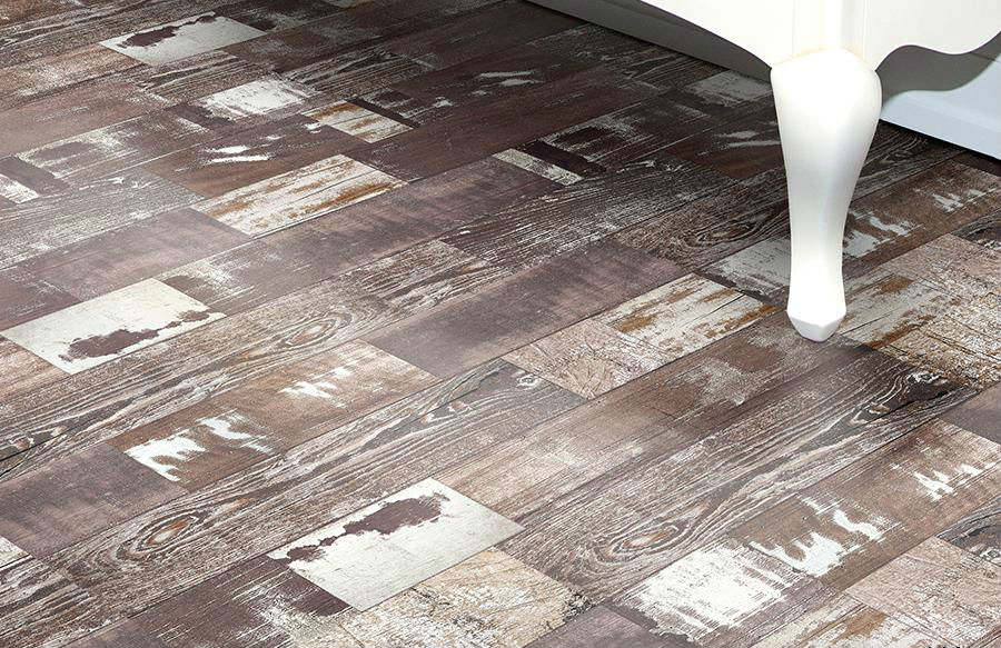 Пробковый пол клеевой Corkstyle Loft Wild 1235×305×6 фото в интерьере